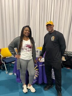 Dr. Colquitt with Mrs. Smith, founder of Rise and Thrive LLC. 